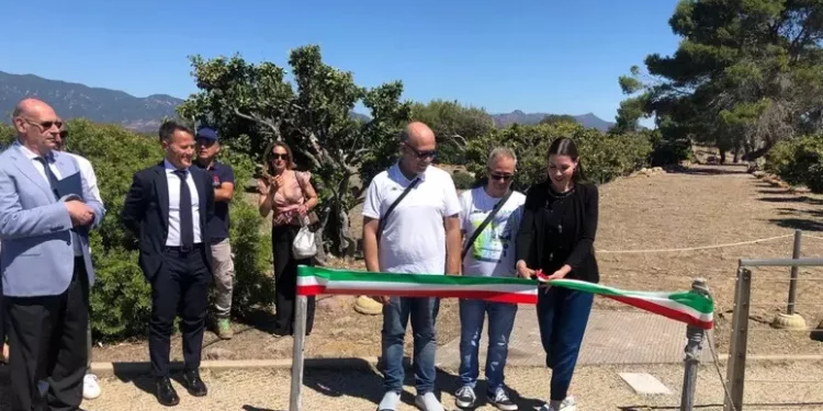 Pannelli multilinguaggio per visitare sito, Nora fa da apripista