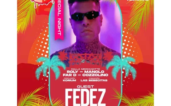 Fedez a Quartu, il 20 luglio showcase all’Opera Beach Arena