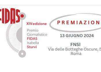 Premio Fidas – Isabella Sturvi, ecco i vincitori. Il 13 giugno in Fnsi la cerimonia di consegna