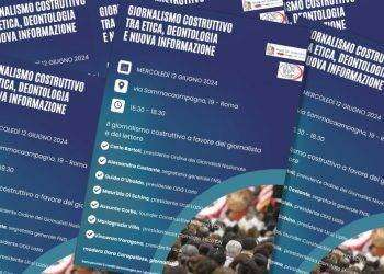 ‘Giornalismo costruttivo tra etica, deontologia e nuova informazione’: il 12 giugno seminario a Roma