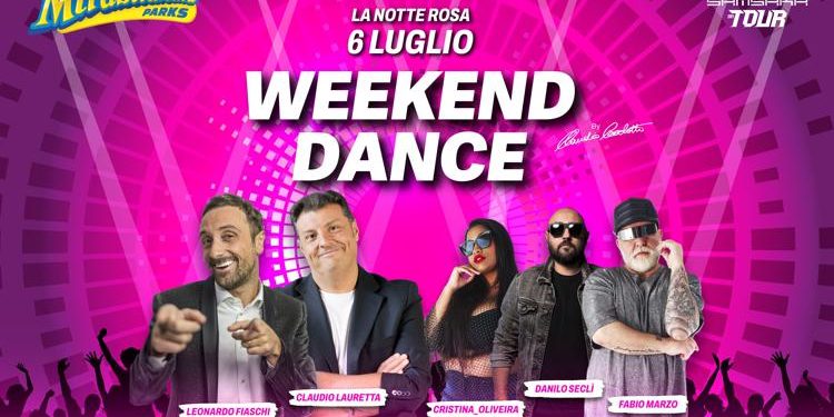 Mirabilandia, torna la notte rosa firmata da Claudio Cecchetto