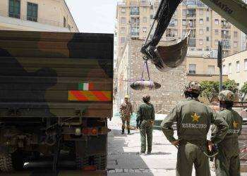 Ordigno bellico rimosso a Foggia, sarà fatto brillare in una cava