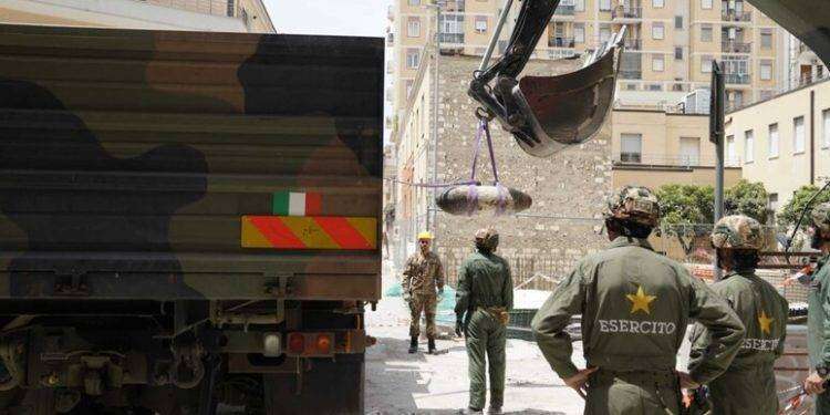 Ordigno bellico rimosso a Foggia, sarà fatto brillare in una cava