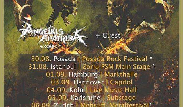 Overkill: annunciato il tour europeo 2024, una data in Italia