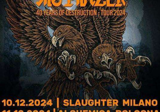 Jag Panzer, tre date per i 40 anni di ‘Amble Destruction’