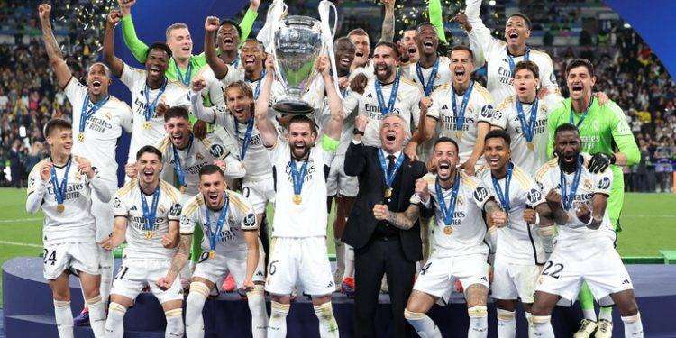 Champions League: Il Real Madrid sul tetto d’Europa, Borussia Dortmund battuto 2-0