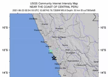 Terremoto di magnitudo 7.2 al largo del Perù