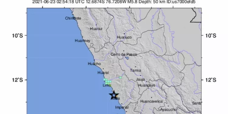 Terremoto di magnitudo 7.2 al largo del Perù