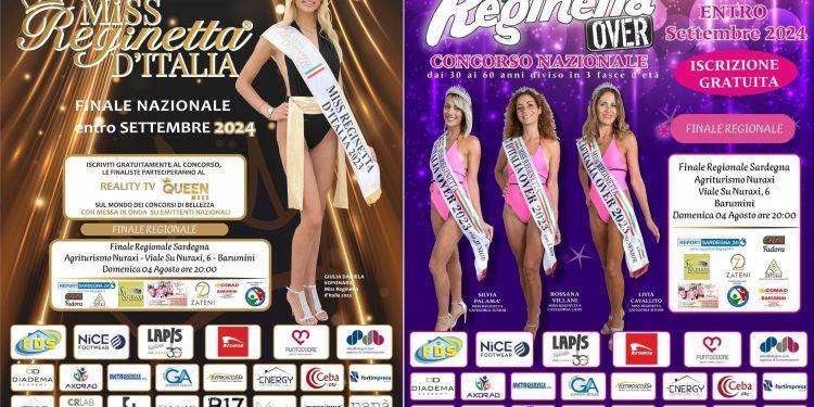 Il 4 agosto a Barumini la finale regionale di Miss Reginetta d’Italia e Over