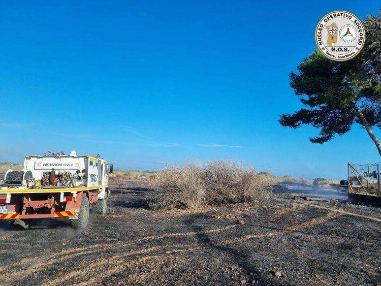 Fiamme vicino a Molentargius: salvata la zona umida del Parco Naturale
