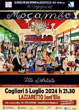 La Compagnia del Mocambo a Cagliari il 5 luglio