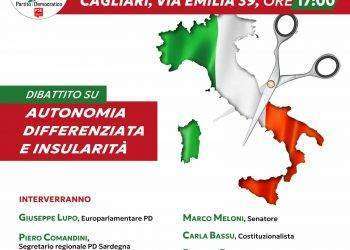 Pd sardo si incontra contro l’autonomia differenziata