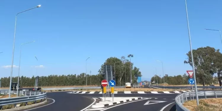 Anas, conclusi i lavori della nuova rotatoria a Villacidro