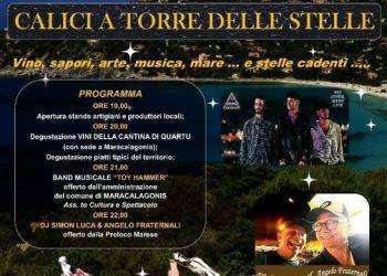 Calici a Torre delle Stelle 2024: ecco il programma completo di sabato 10 agosto 2024