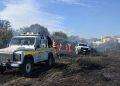 Vasto incendio a Quartu: in azione l’elicottero del Corpo Forestale