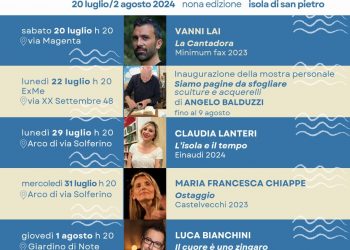 Il 20 luglio a Carloforte torna “L’isola dei libri”