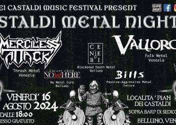Torna il Castaldi Metal Night: appuntamento il 16 agosto