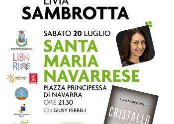 La scrittrice romana Livia Sambrotta a Santa Maria Navarrese sabato 20 luglio luglio