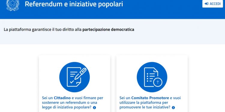 Referendum, via libera definitivo alla piattaforma digitale gratuita per la raccolta firme su autonomia differenziata e su legge elettorale Rosatellum