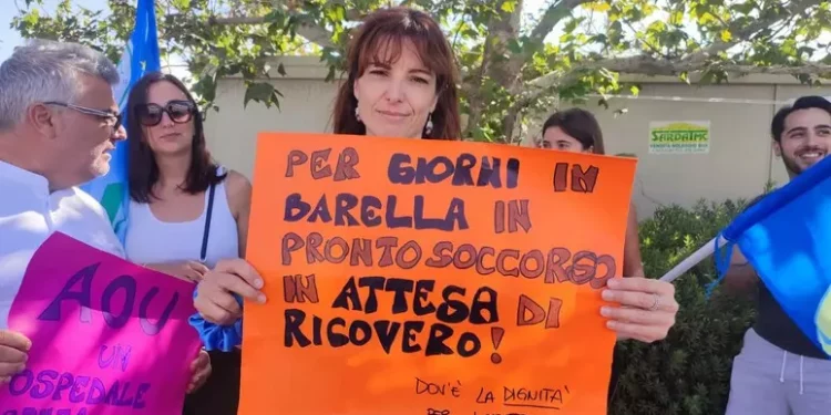 Sit-in infermieri Policlinico Monserrato, ‘serve più personale’