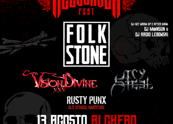 AlgueRock Fest 2024: il 13 agosto ad Alghero coni Folkstone e i Vision Divine