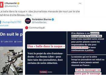 Francia, decine di giornalisti minacciati di morte da un sito web di estrema destra