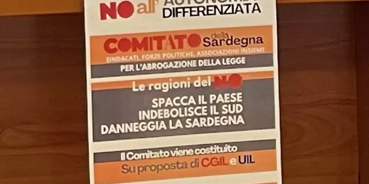 Autonomia: in Sardegna Cgil e Uil guidano il comitato del No
