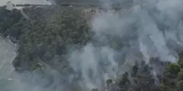 Incendio Vieste, disposta l’evacuazione di un residence con 1.200 turisti