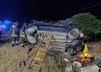 Grave incidente a Sorso: si schianta contro un muro di recinzione