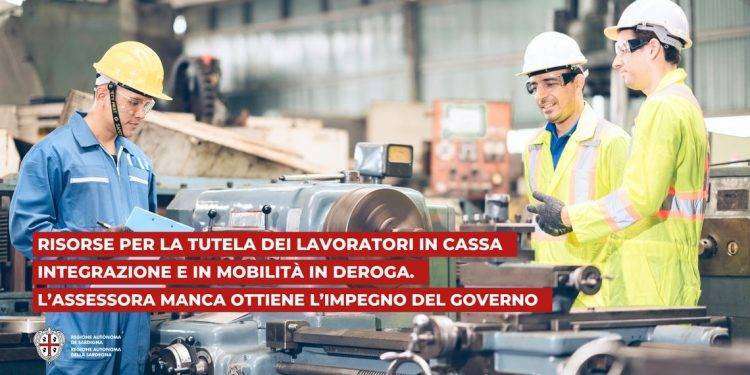 Lavoro in Sardegna: risorse per la tutela dei lavoratori in Cassa integrazione e in mobilità in deroga