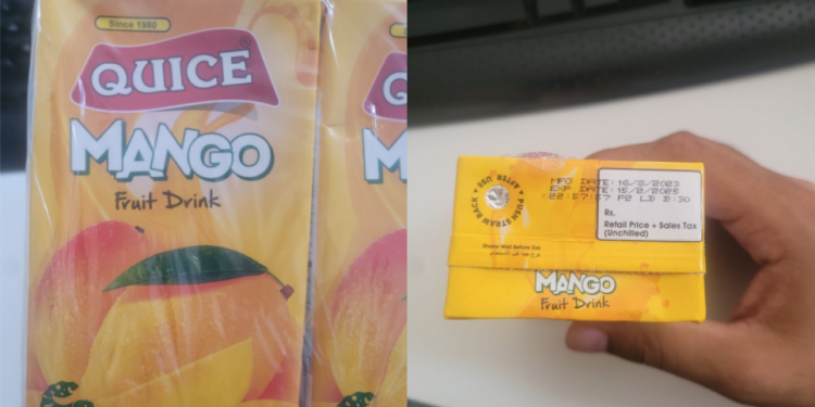 Richiamata bevanda al mango: presenza di acido benzoico oltre i limiti