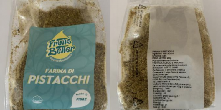 Farina di pistacchi richiamata per ocratossina oltre i limiti