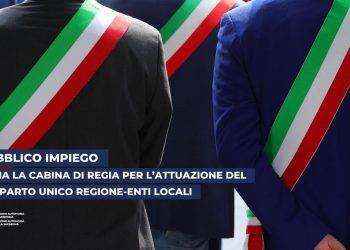 Pubblico impiego: al via la Cabina di regia per l’attuazione del comparto unico Regione-Enti locali