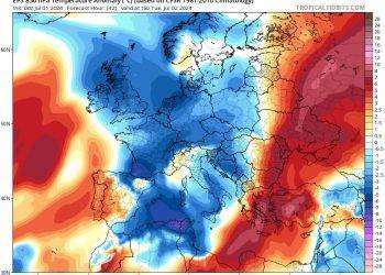 Meteo in Sardegna, in arrivo il maestrale: calo delle temperature