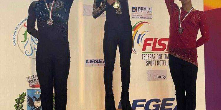 Raffaele Crobu ed Emanuele Palazzi sul podio ai Campionati Italiani di Pattinaggio Artistico a rotelle