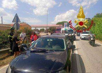 Arzachena, tamponamento a catena: 4 feriti