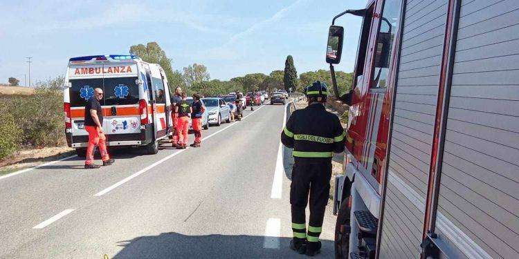 Tamponamento a catena sulla 125: quattro veicoli coinvolti, due feriti