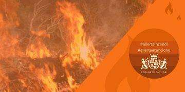 Previsione di pericolo incendio alto a Cagliari lunedì 12 agosto