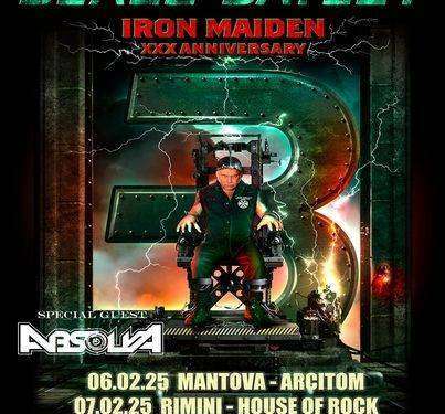 Blaze Bayley, 4 date in Italia per il 30° anniversario di “The X Factor”