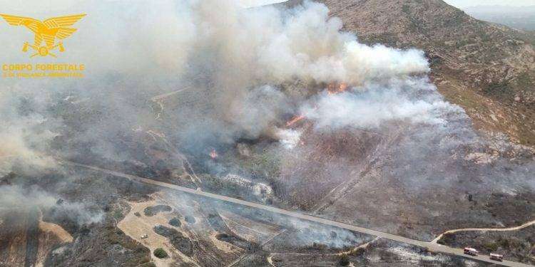 Fiamme in Sardegna, 15 incendi nelle ultime ore