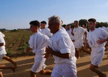 Corsa degli scalzi a Cabras, San Salvatore è nel suo santuario