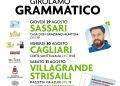Girolamo Grammatico in tour con Éntula a a Sassari il 29 agosto, a Cagliari il 30 e a Villagrande Strisaili il 31