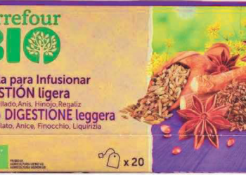 Carrefour richiama l’infuso bio
