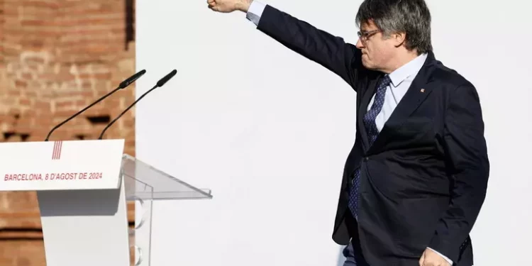 Puigdemont a Waterloo, ‘sfido repressione, applicare l’amnistia’