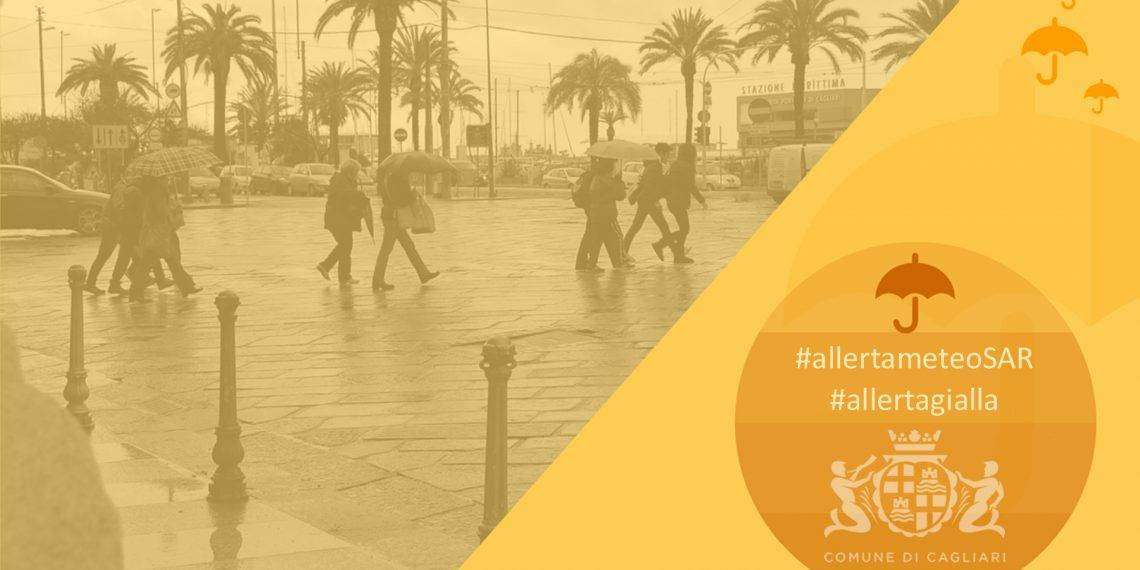 Allerta meteo, rischio violenti temporali a Cagliari