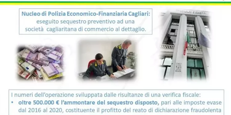 Frode fiscale, sequestrati beni per mezzo milione di euro