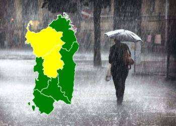 Temporali e rovesci, allerta meteo in Sardegna