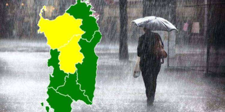 Temporali e rovesci, allerta meteo in Sardegna