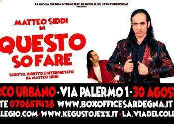Matteo Siddi in “Questo so fare”, il 30 agosto 2024 appuntamento a Capoterra