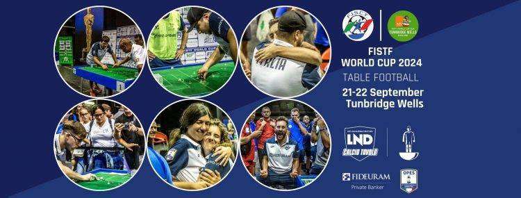 Al via la Fistf World Cup di Calcio da Tavolo 2024